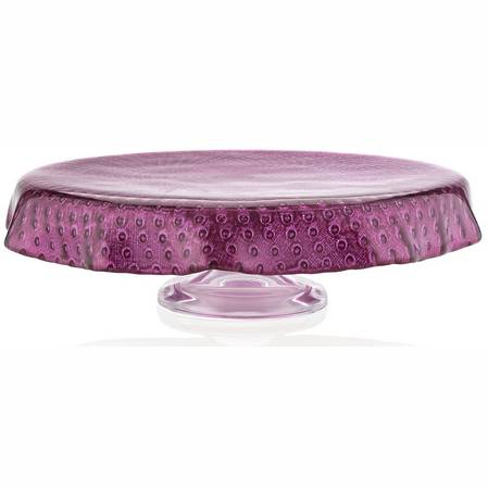 Sweet Footed Cake Plate Fuchsia 33cm