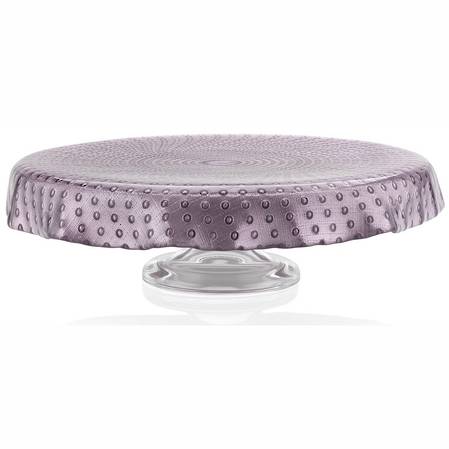 Sweet Footed Cake Plate Rosy Beige 33cm