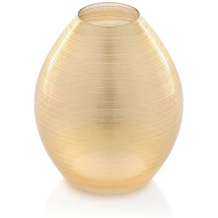 Zodiaco Gold Leaf Vase 25cm