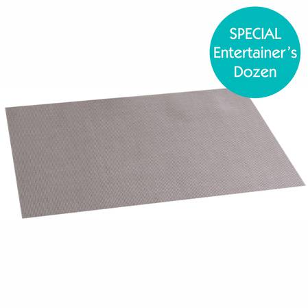 Entertainers Linea Q Placemat Set Sand