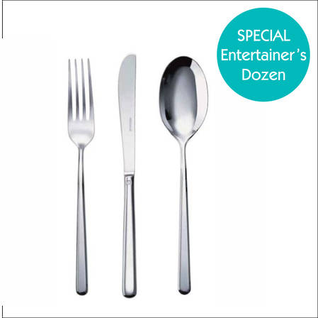 Linear 30 Piece Cutlery Set