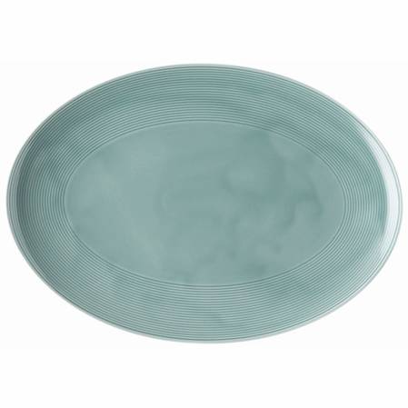 Loft Ice Blue Oval Platter