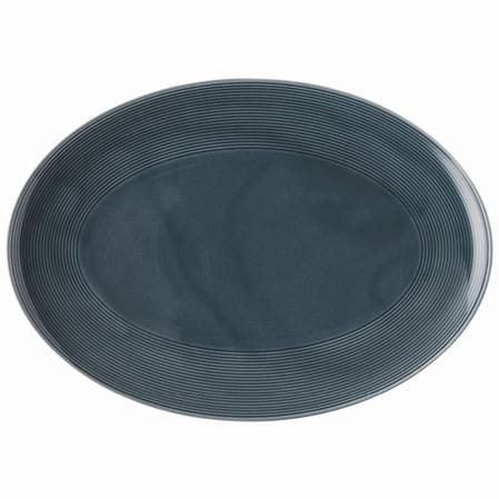 Loft Night Blue Oval Platter