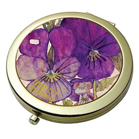 Pansies - Mackintosh Pocket Mirror