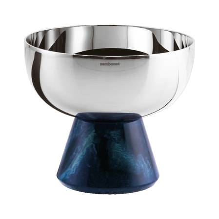 Madame Cup with Foot Blue Lapis