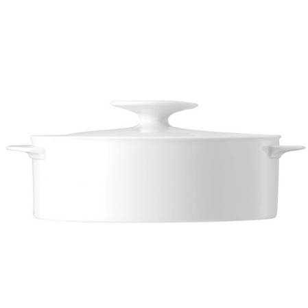 Medallion White Covered Vegetable Dish