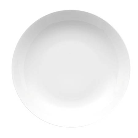 Medallion White Deep Plates - assorted sizes