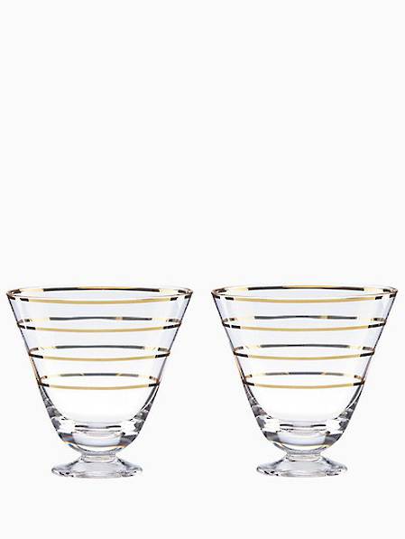 melrose avenue gold cocktail pair