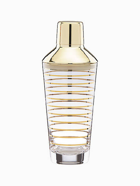 melrose avenue gold stripe shaker