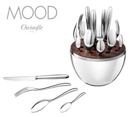 Mood Silver 24 Piece Cutlery Set in Egg