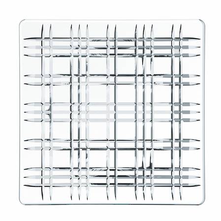 Square Plate 21cm Pair