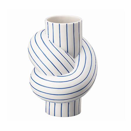 Rosenthal Node Stripes Blueberry Vase 12cm