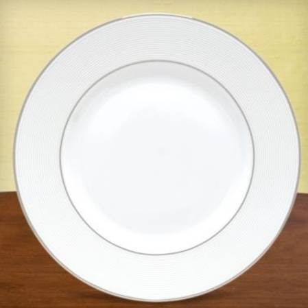 Opal Innocence Stripe Dinner Plate