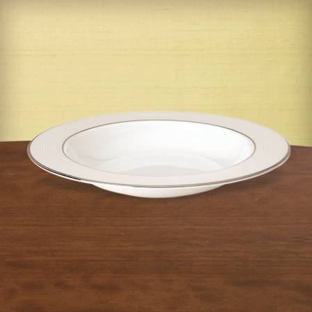 Opal Innocence Stripe Pasta / Rimmed Soup Bowl