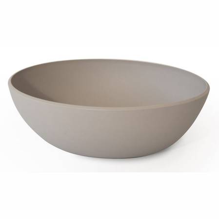 Pangea Grey Oval Bowl Large
