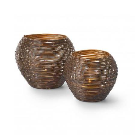 Kigali Gold Windlight 13cm