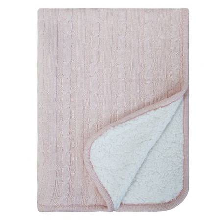 Sherpa Baby Blanket Pink