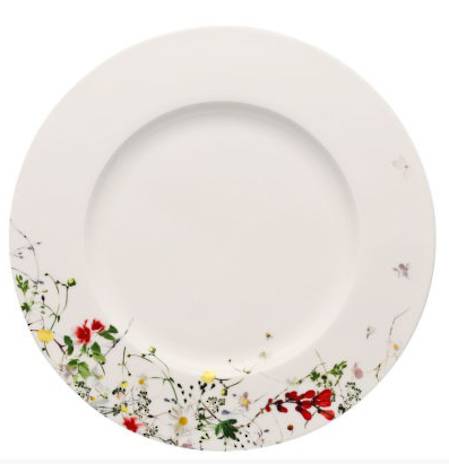 Fleurs Sauvages Rimmed Dinner Plate