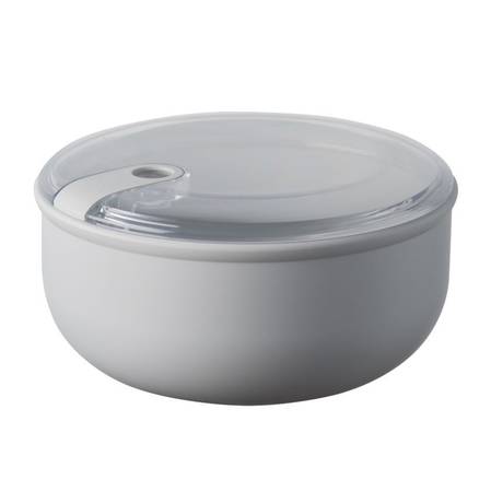 Pull Box Grey Round Container Large