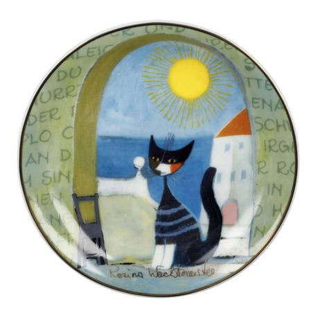 Rosina Wachtmeister Cat & Sea Mini Plate 10cm
