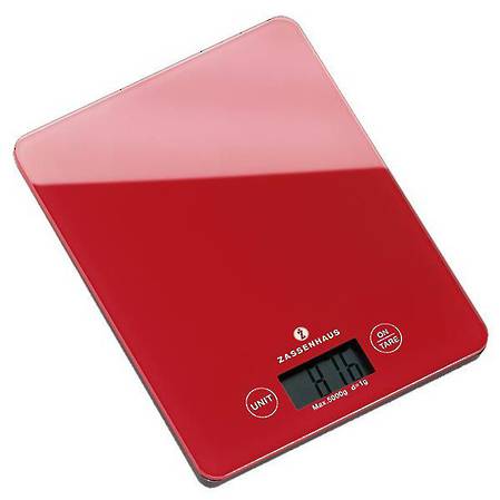 Zassenhaus Digital Scales - Red