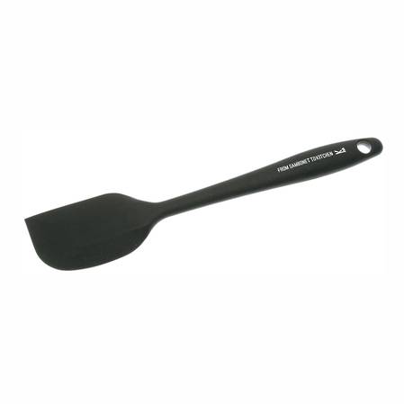 Silicone Charcoal Bevelled Spatula 20cm