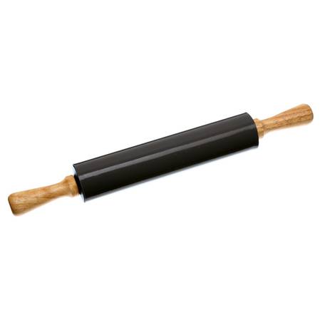 Silicone Charcoal Rolling Pin With Handle