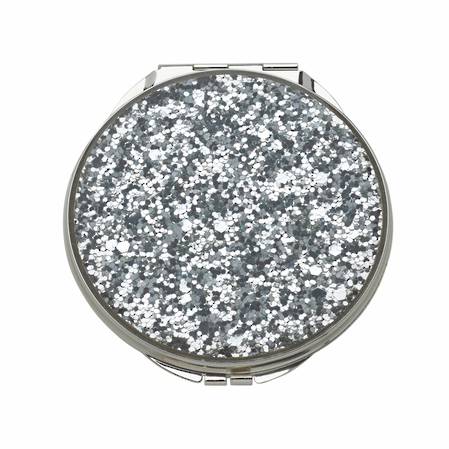 simply sparkling compact silver
