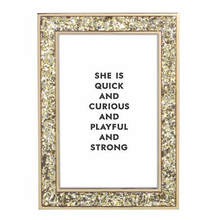 simply sparkling frame gold