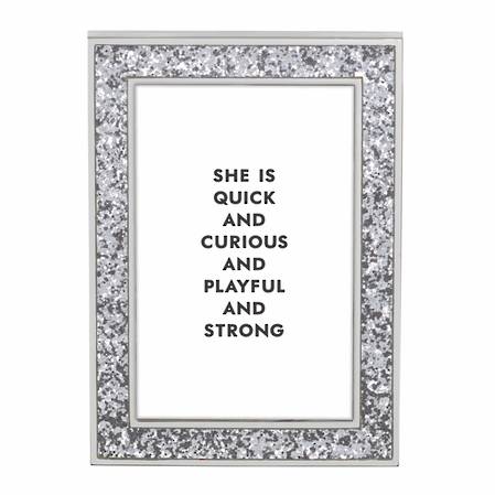 simply sparkling frame silver