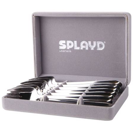 Splayd Polished fork set of 6