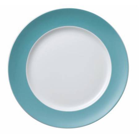 Sunny Day Turquoise Dinner Plate