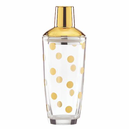 two of a kind gold dot shaker