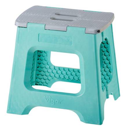 Vigar Compact Turquoise Stool 32cm
