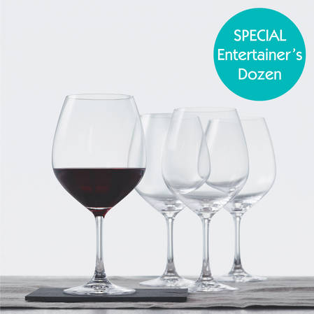 Entertainers Vino Grande Burgundy Glass Set