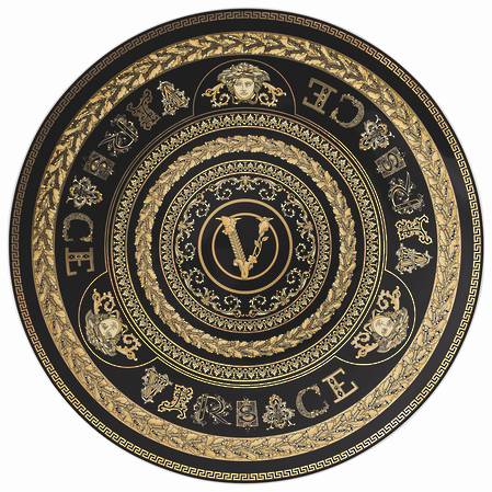 Virtus Black Service Plate