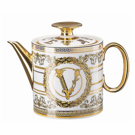 Virtus White Teapot