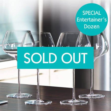 Entertainers Willsberger Anniversary Burgundy Glass Set
