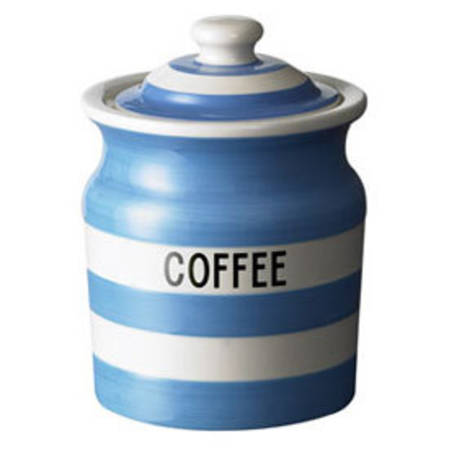 Cornish Blue Coffee Storage Jar