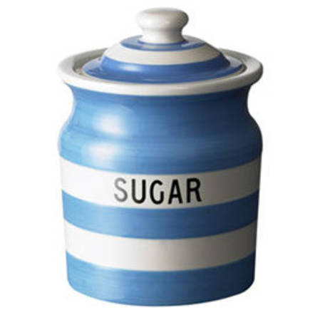 Cornish Blue Sugar Storage Jar