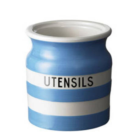 Cornish Blue Utensil Jar