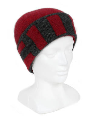 Merino Possum Directional Stripe Beanie