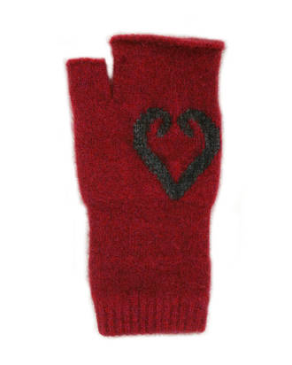 Merino Possum Aroha Fingerless Mitten