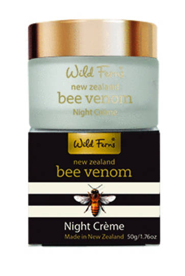 Wild Ferns Bee Venom Night Creme with active Manuka Honey
