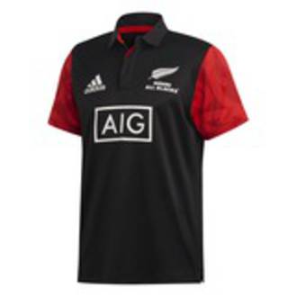 All Black Maori Polo Shirt