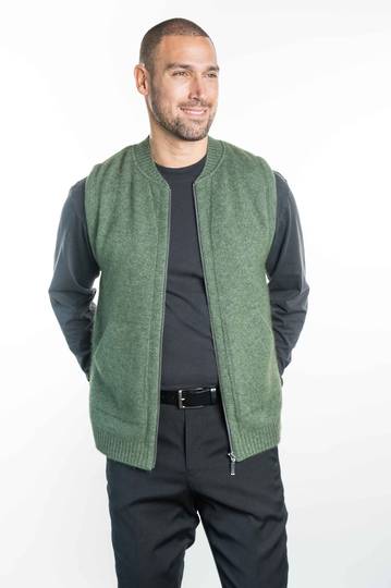 Koru Merino Possum Crew Neck Vest