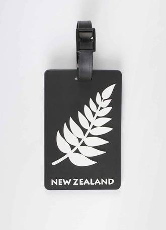 Luggage Tag of New Zealand - Silver Fern