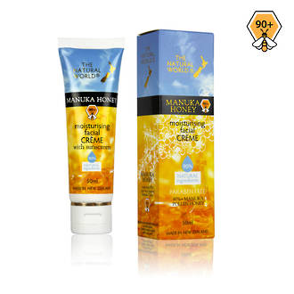 The Natural World Manuka Honey Moisturising Facial Creme with sunscreen