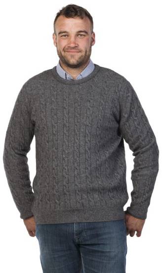Merino Possum Cable Sweater