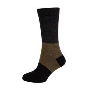Merino Possum Block Stripe Sock
